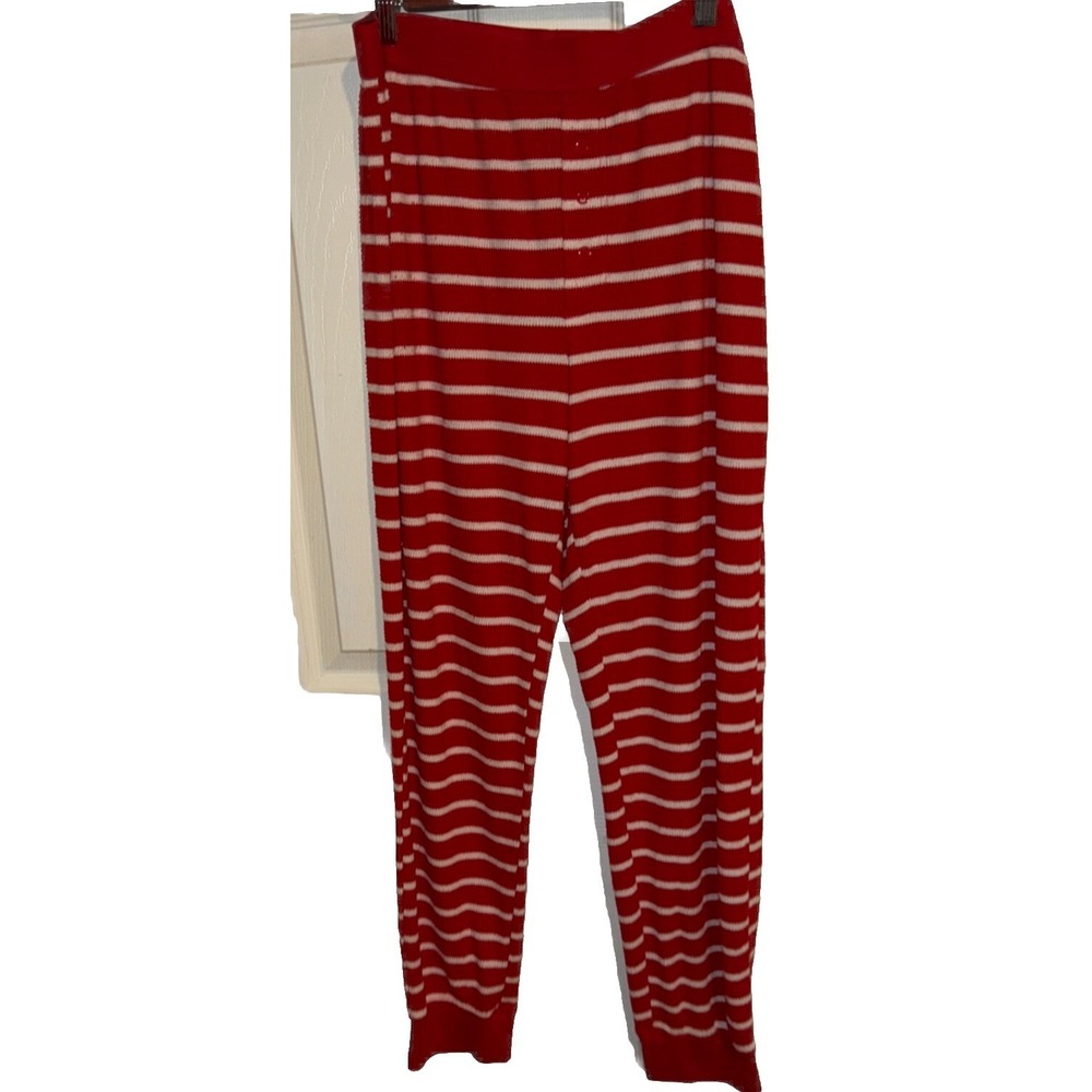 His & Hers Christmas Red/White Pajama Pants- Most Comfortable Pjs Ever - Worn 1X - Picture 2 of 7